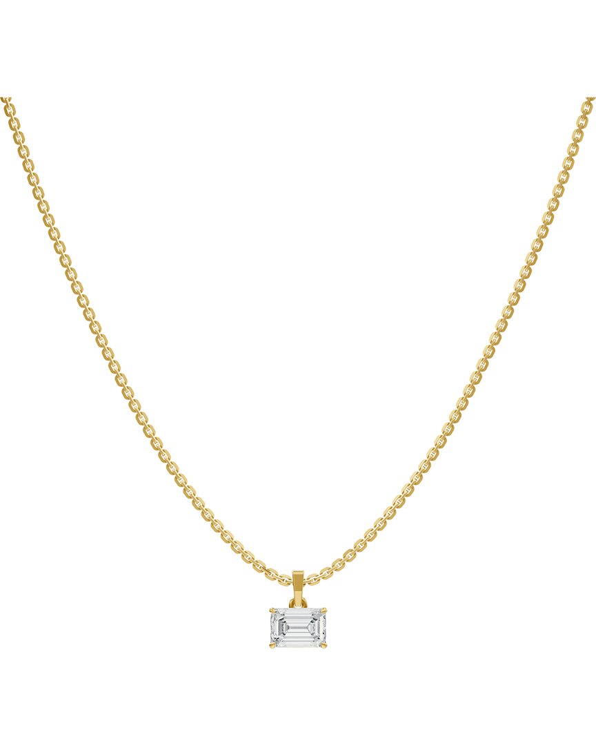 Lab Grown Diamonds 18k Over Silver 1.00 Ct. Tw. Lab-grown Diamond Necklace