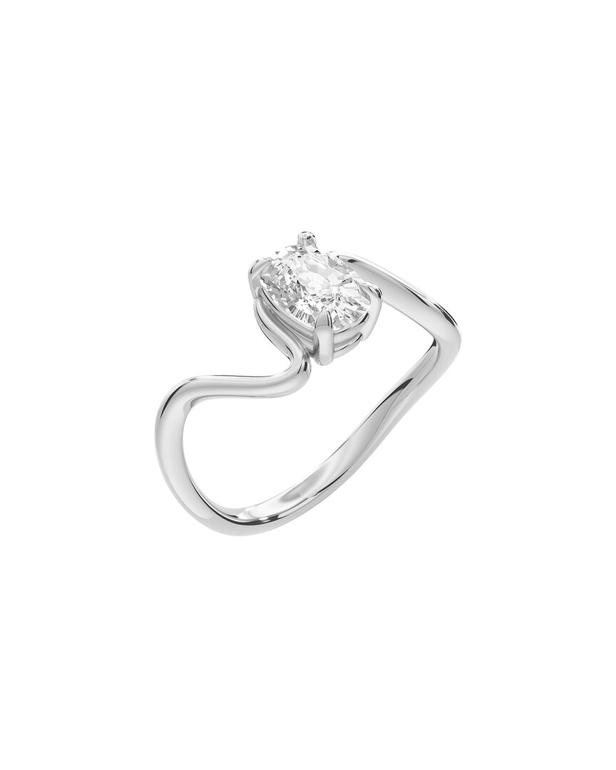 Lab Grown Diamonds Silver 1.00 Ct. Tw. Lab-grown Diamond Ring