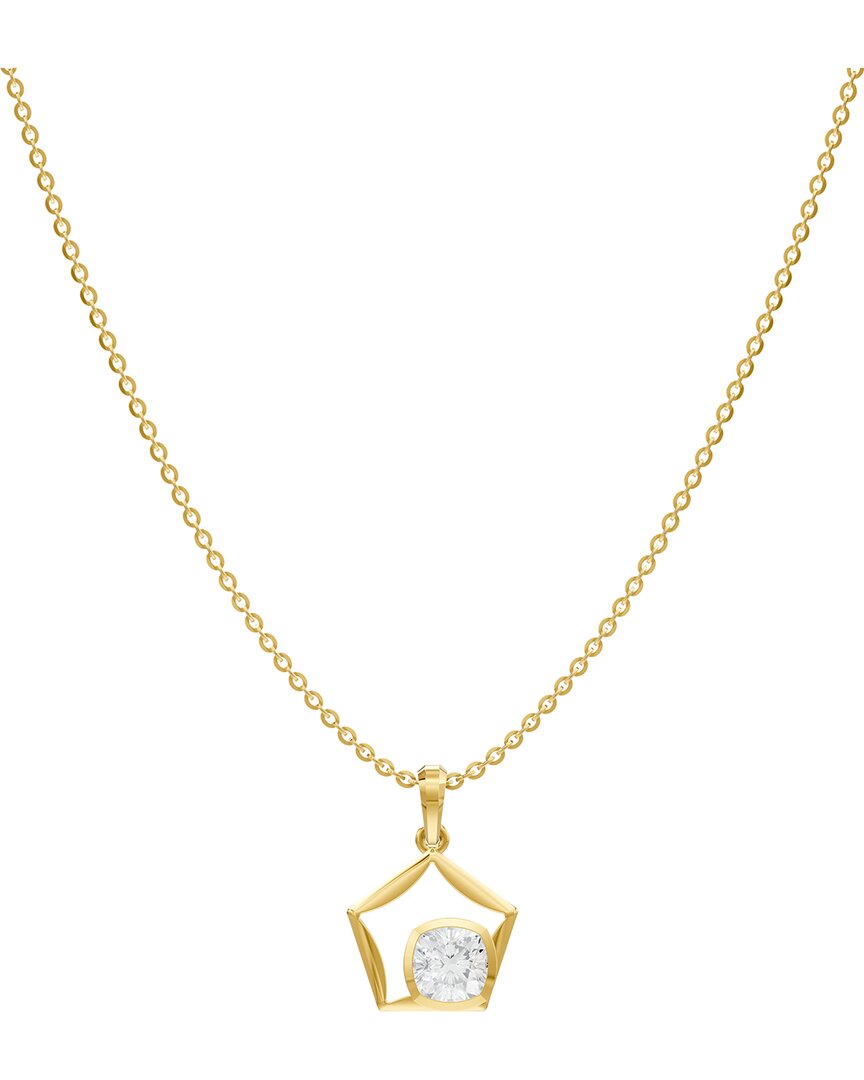 Lab Grown Diamonds 18k Over Silver 1.50 Ct. Tw. Lab-grown Diamond Necklace