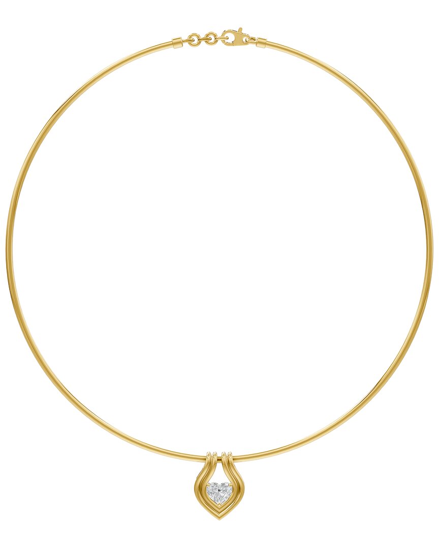 Lab Grown Diamonds 18k Over Silver 1.00 Ct. Tw. Lab-grown Diamond Necklace