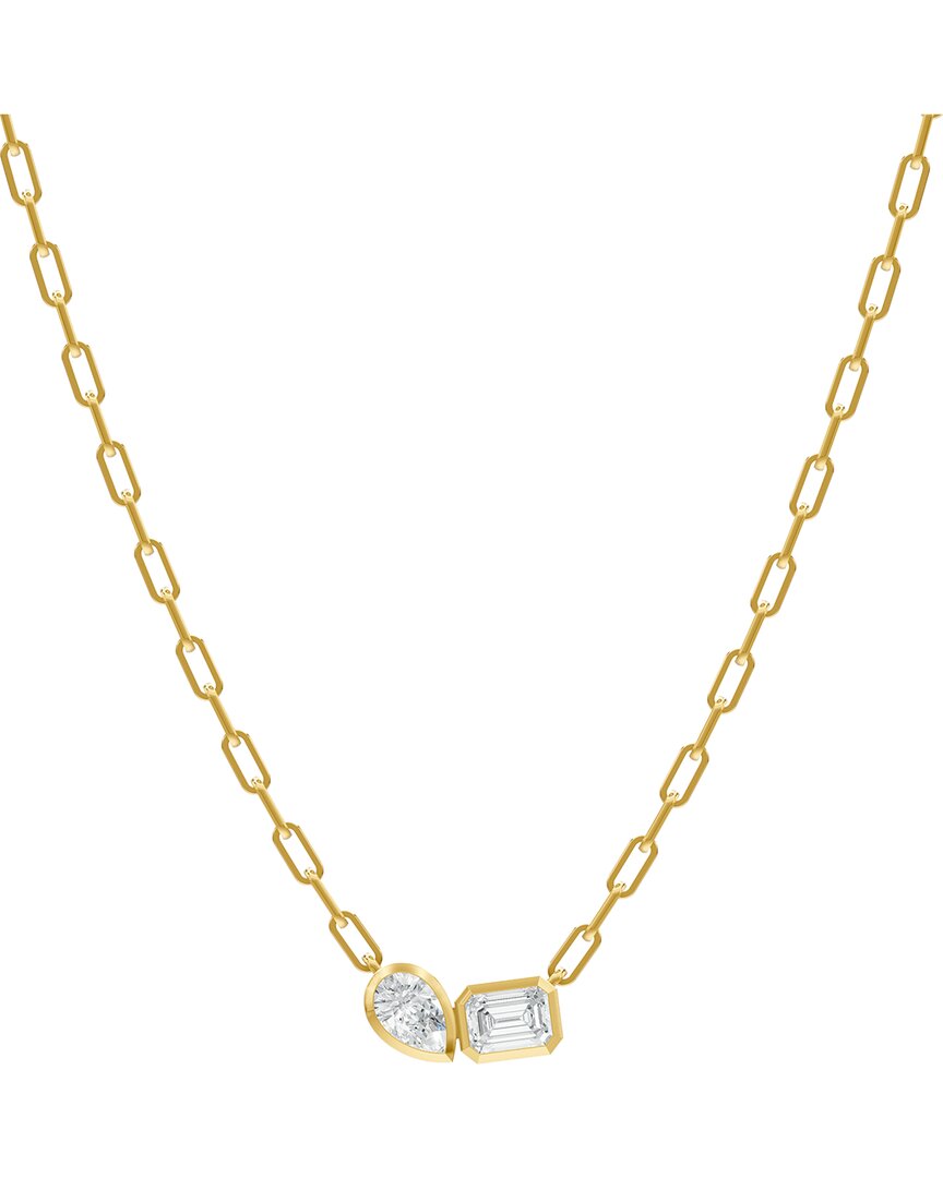 Lab Grown Diamonds 18k Over Silver 1.70 Ct. Tw. Lab-grown Diamond Necklace
