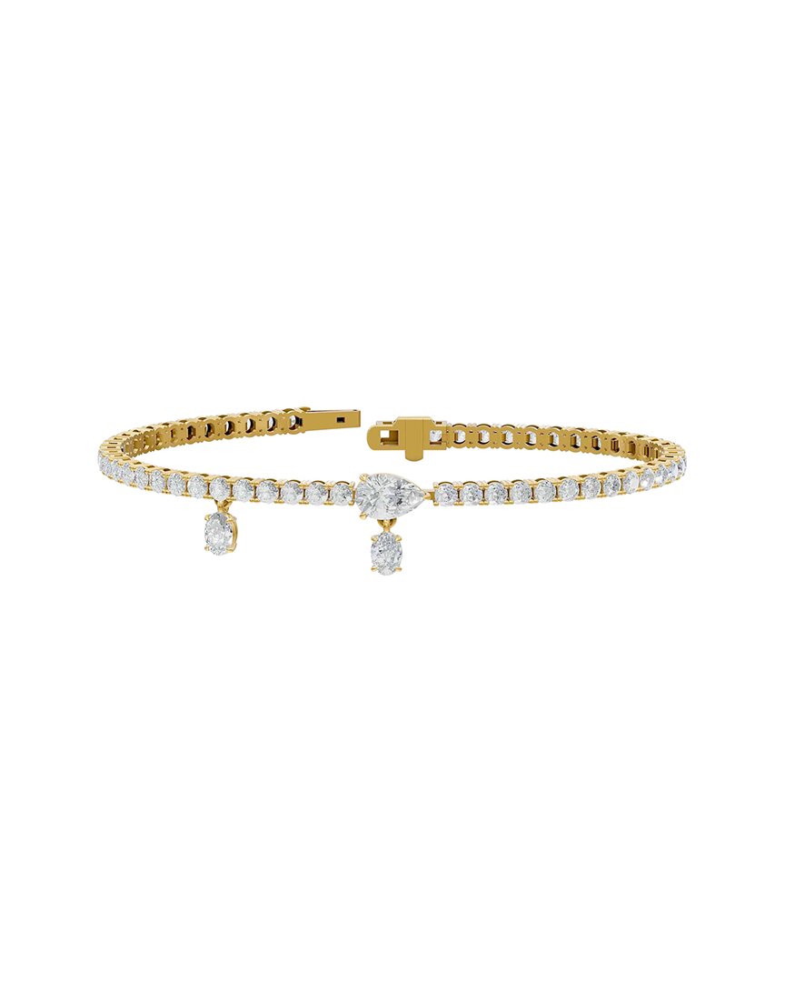 Lab Grown Diamonds 14k 6.38 Ct. Tw. Lab-grown Diamond Bracelet