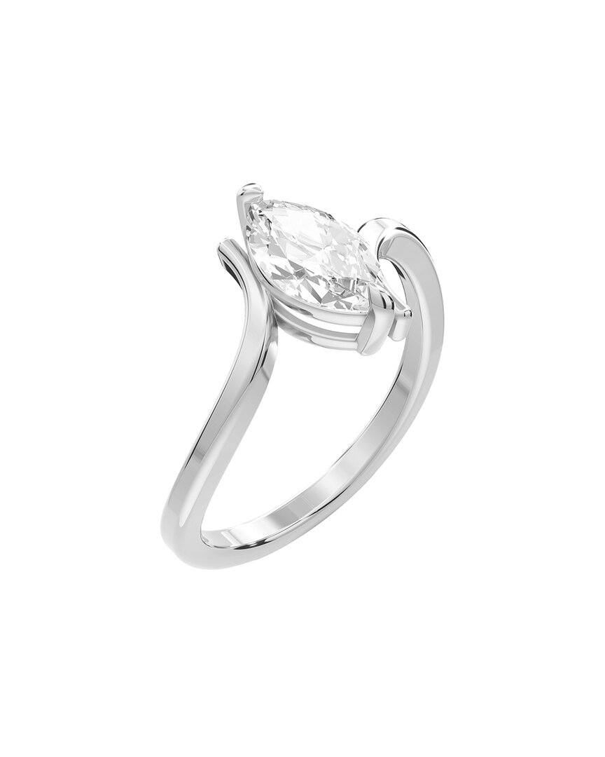 Lab Grown Diamonds Silver 1.00 Ct. Tw. Lab-grown Diamond Ring