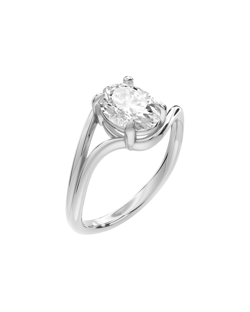 Lab Grown Diamonds Silver 1.00 Ct. Tw. Lab-grown Diamond Ring