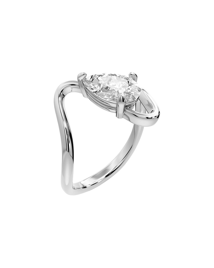 Lab Grown Diamonds Silver 1.00 Ct. Tw. Lab-grown Diamond Ring