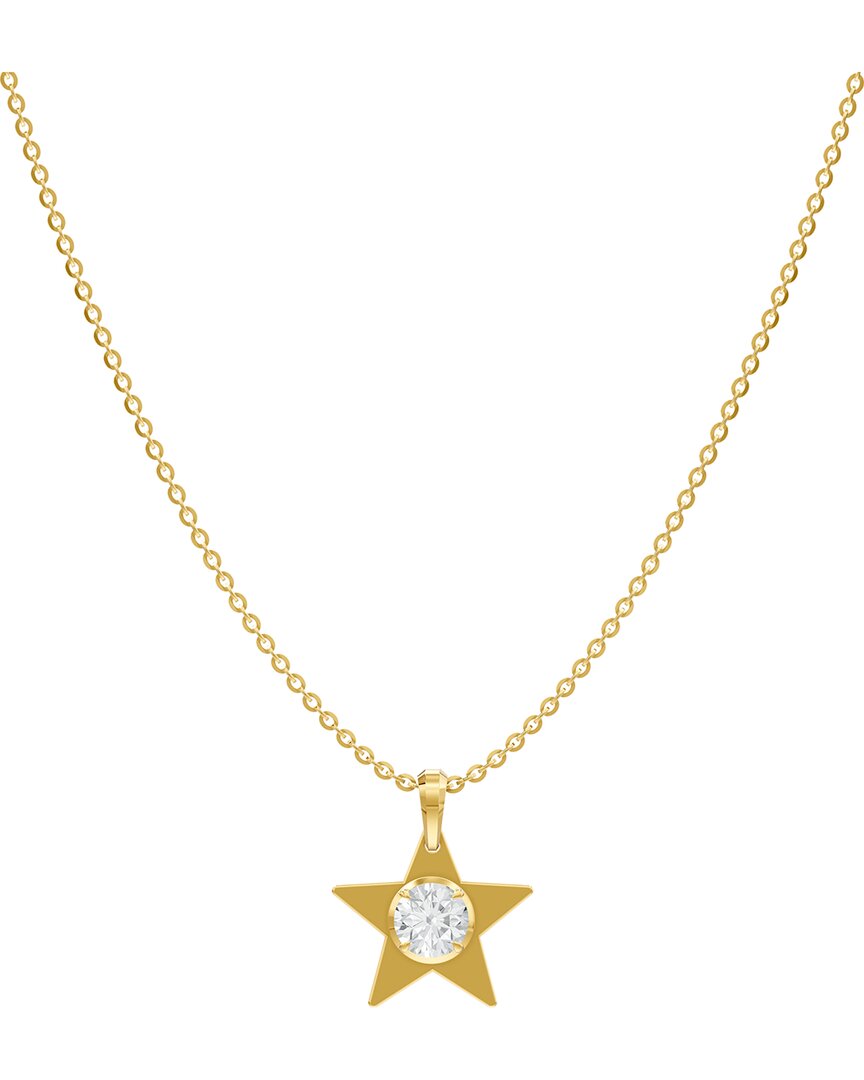 Lab Grown Diamonds 18k Over Silver 1.00 Ct. Tw. Lab-grown Diamond Necklace