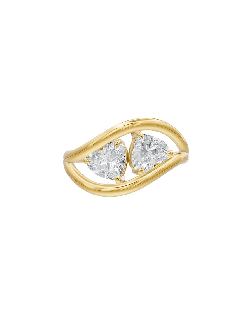Lab Grown Diamonds 18k Over Silver 1.40 Ct. Tw. Lab-grown Diamond Ring