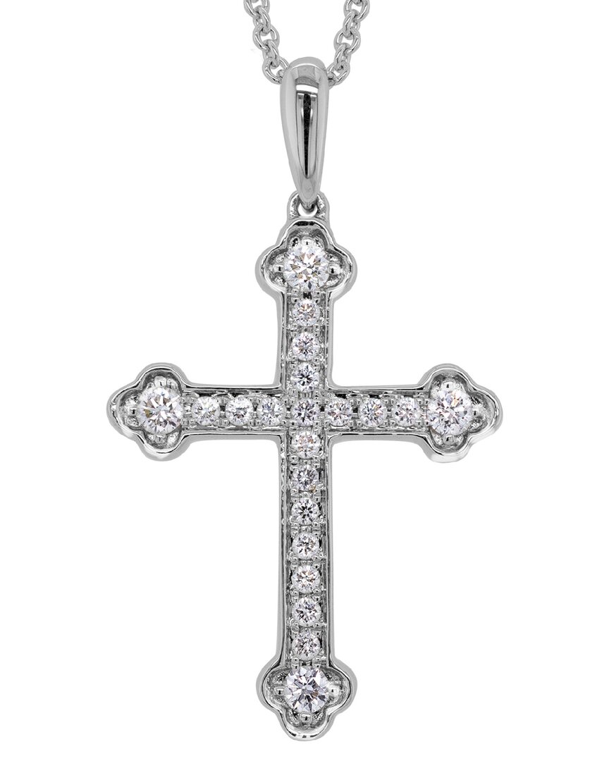 Diamond Select Cuts 14k Cross Necklace