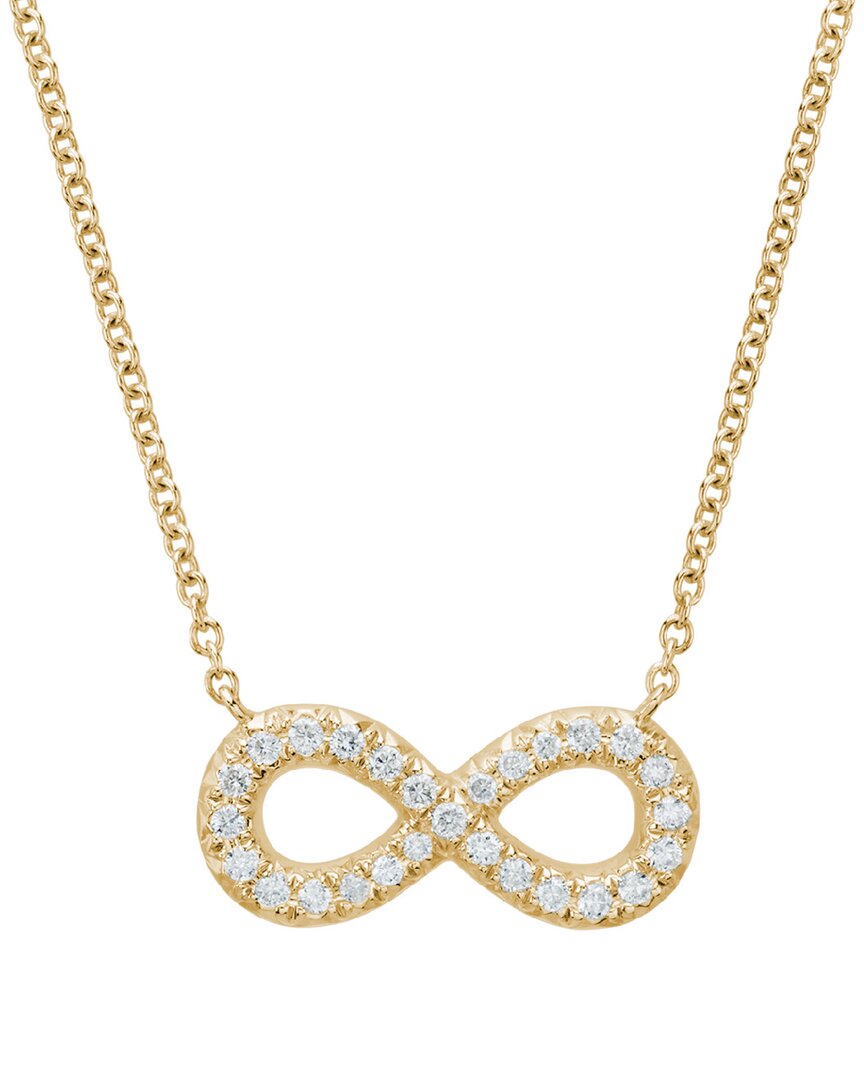 Diamond Select Cuts 14k Infinity Necklace