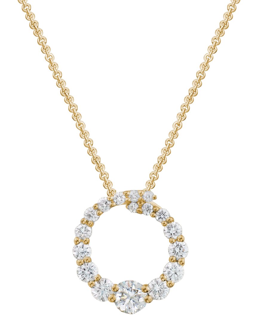 Diamond Select Cuts 14k 0.47 Ct. Tw. Diamond Circle Necklace