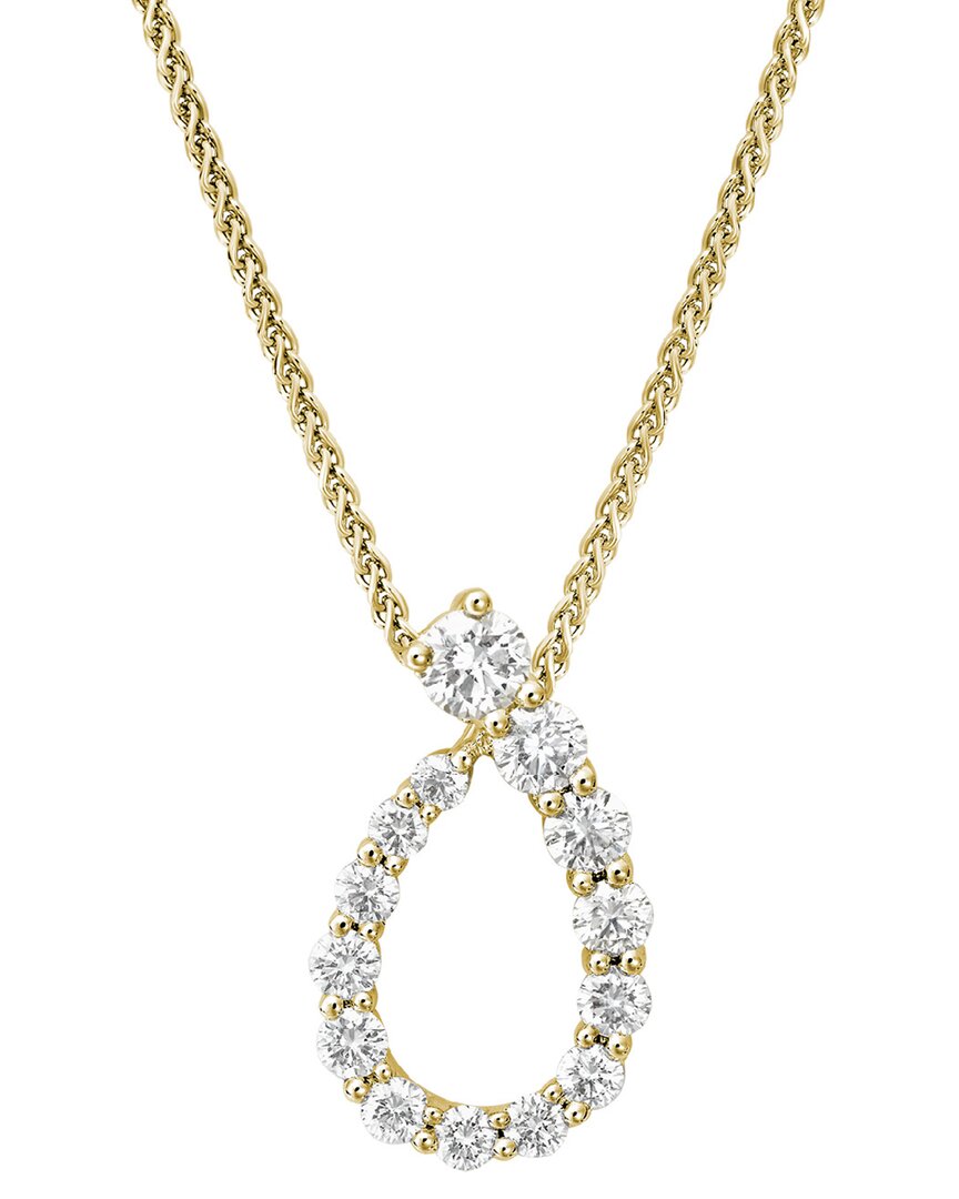 Diamond Select Cuts 14k 0.53 Ct. Tw. Diamond Necklace In Gold
