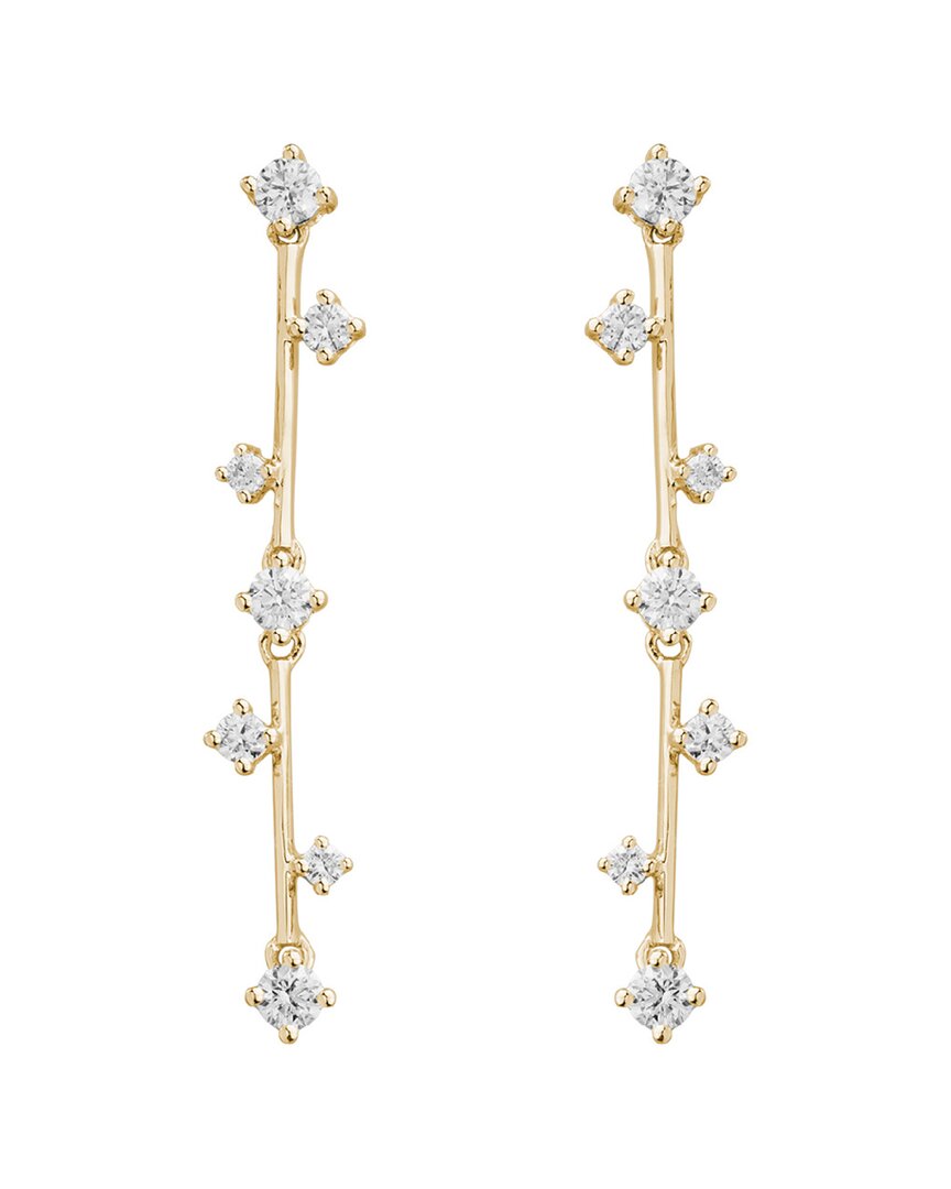 Diamond Select Cuts 14k 0.67 Ct. Tw. Diamond Dangle Earrings