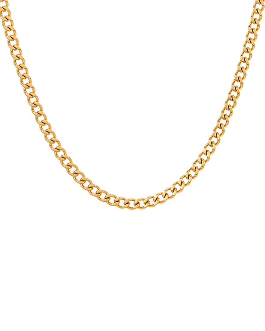 Adornia Stainless Steel Cuban Chain Necklace