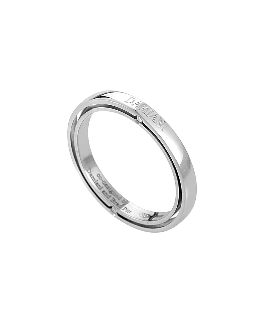 Damiani Platinum 0.03 Ct. Tw. Diamond Ring