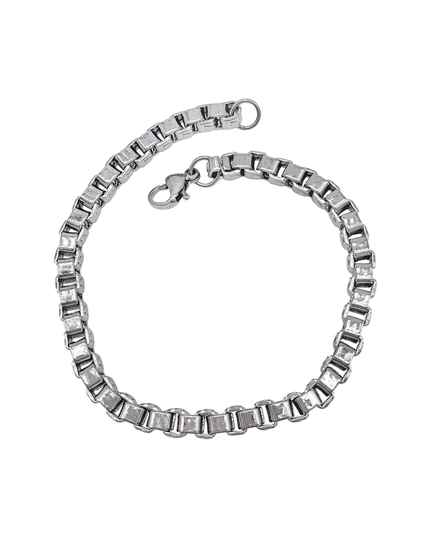 Shop Adornia Stainless Steel Box Chain Bracelet