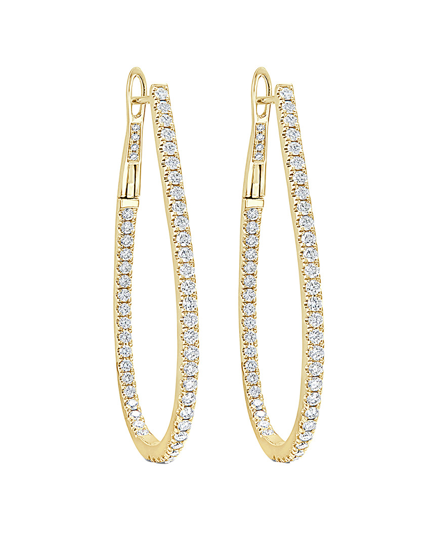 SABRINA DESIGNS SABRINA DESIGNS 14K 1.58 CT. TW. DIAMOND HOOPS