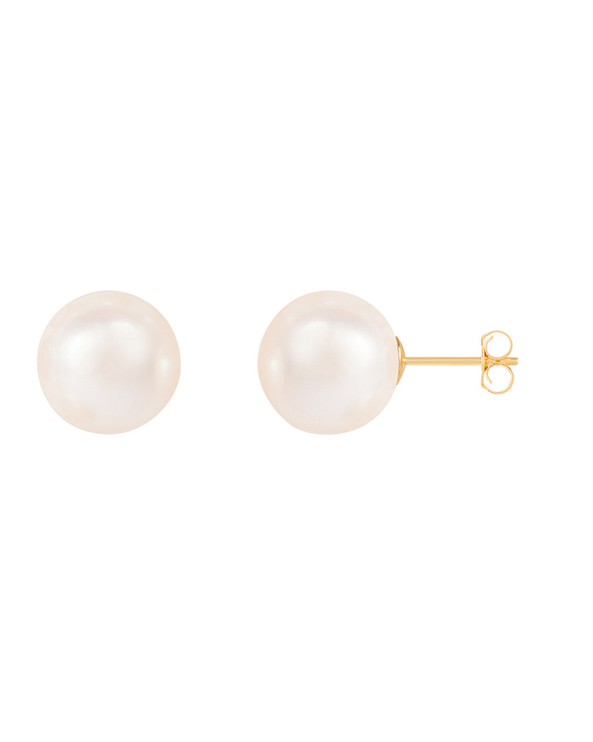 Splendid Pearls 14k 11-12mm Pearl Earrings