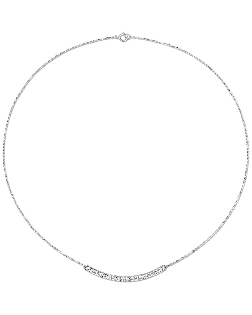 Diamond Select Cuts 14k 0.99 Ct. Tw. Diamond Bar Necklace
