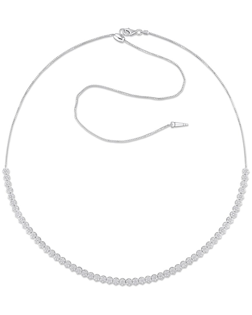 Diamond Select Cuts 14k 2.99 Ct. Tw. Diamond Tennis Necklace