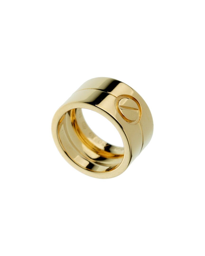 Cartier 18k Love Wide Ring (authentic )