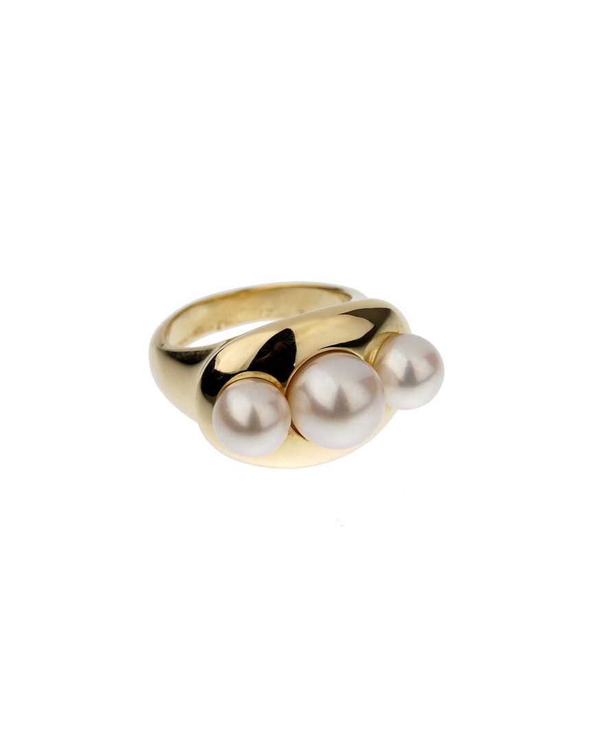 Chanel 18k Cocktail Ring (authentic Pre-loved) In Gold