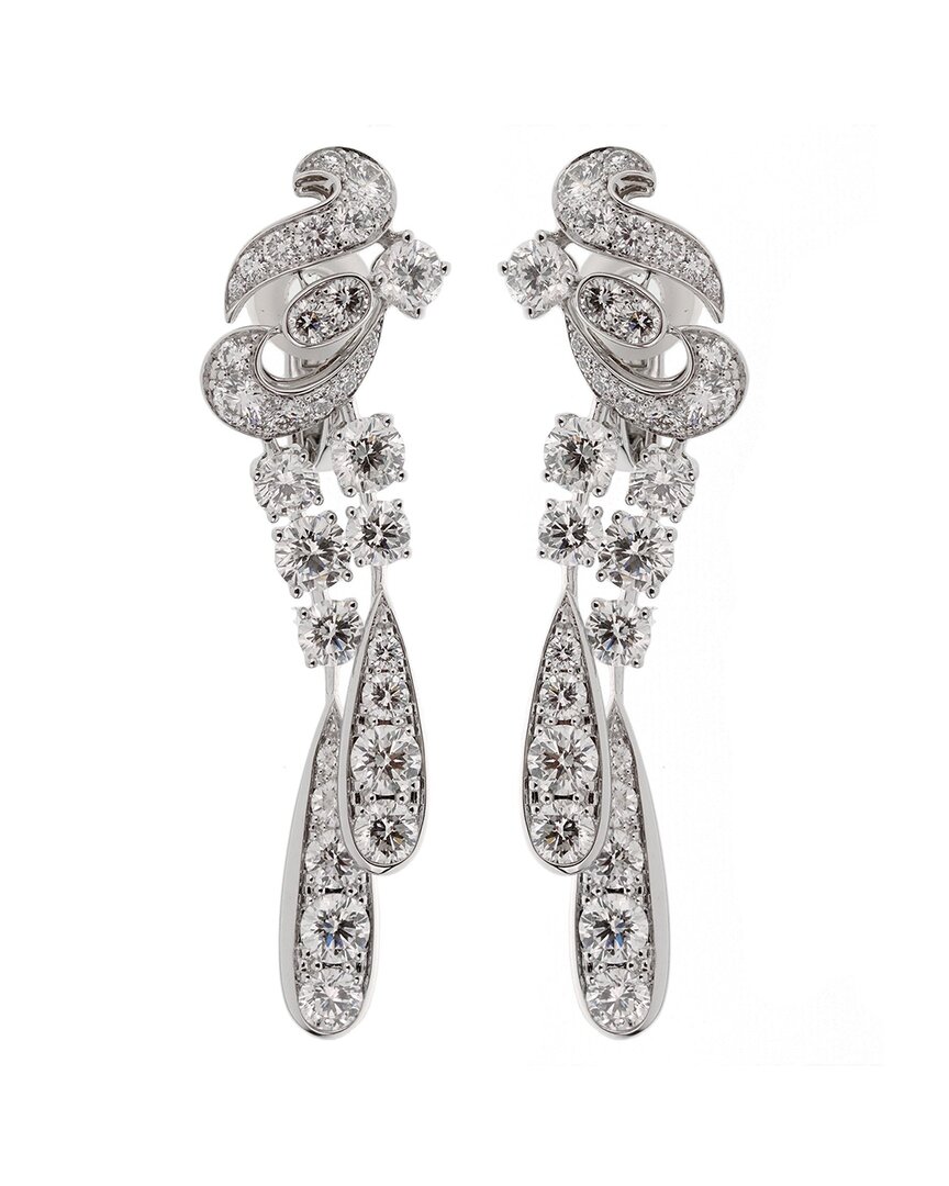 Heritage Graff Graff 18k 10.65 Ct. Tw. Diamond Magnificent Chandelier Drop Earrings  (authentic )