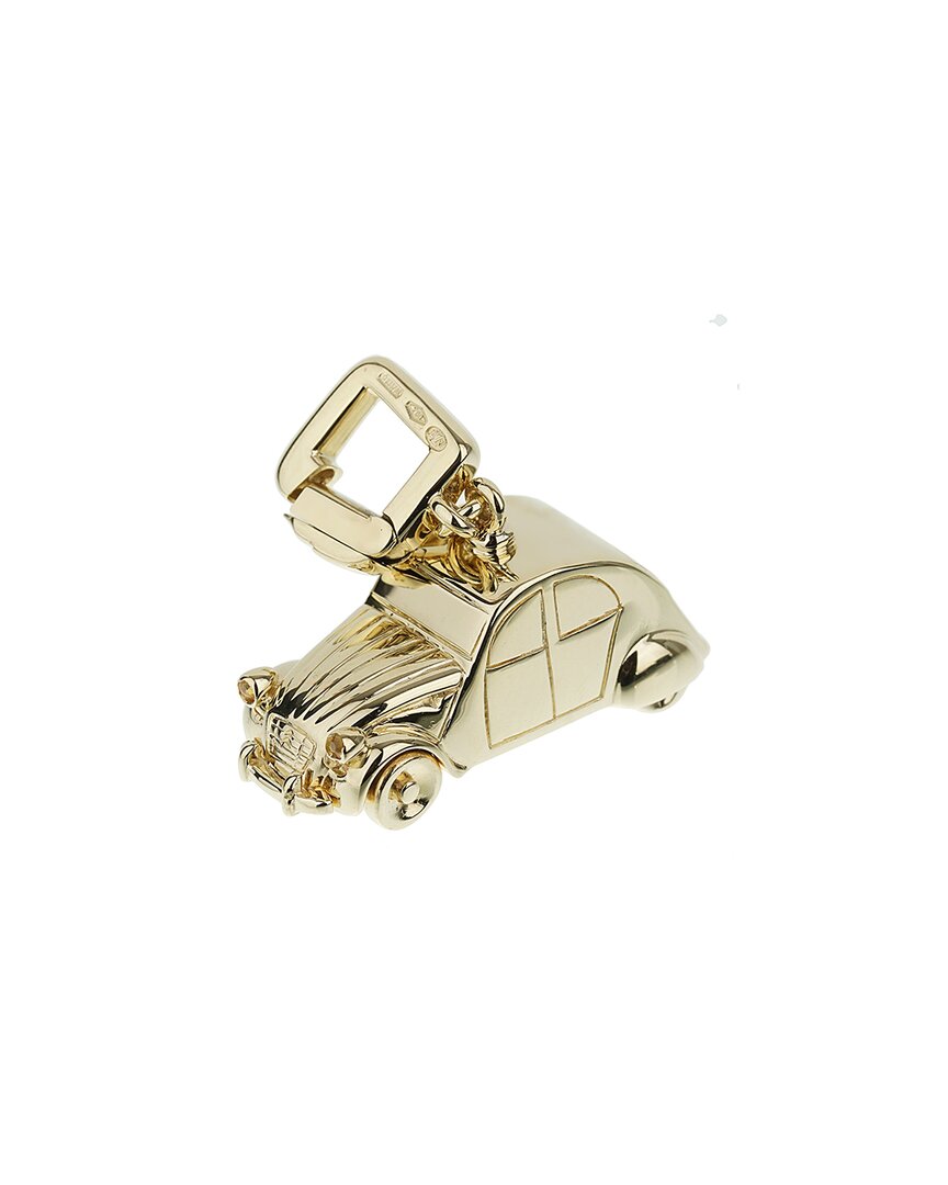 Louis Vuitton Citroen Car Yellow Gold Charm Pendant Necklace