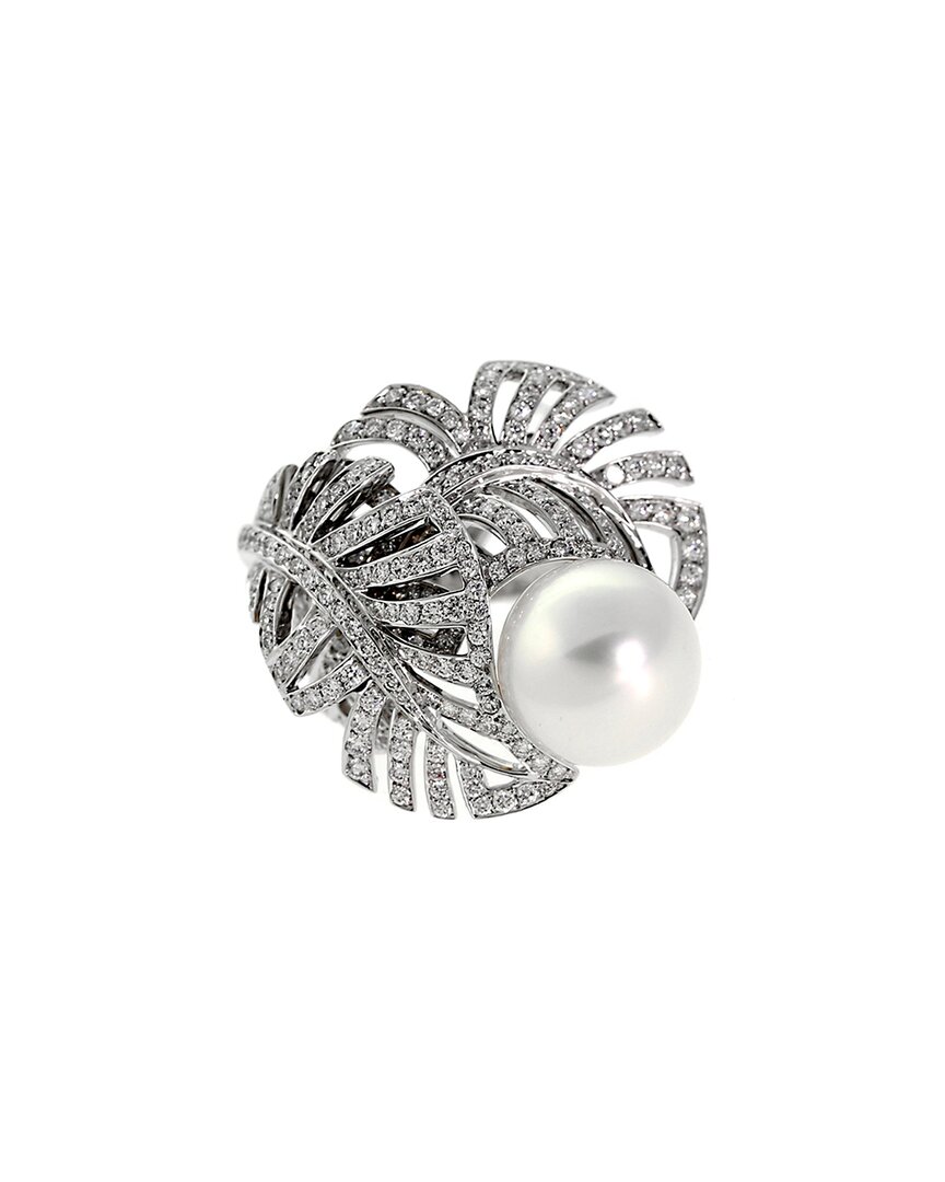 Chanel 18k 1.72 Ct. Tw. Diamond Cocktail Ring (authentic Pre-loved) In Metallic