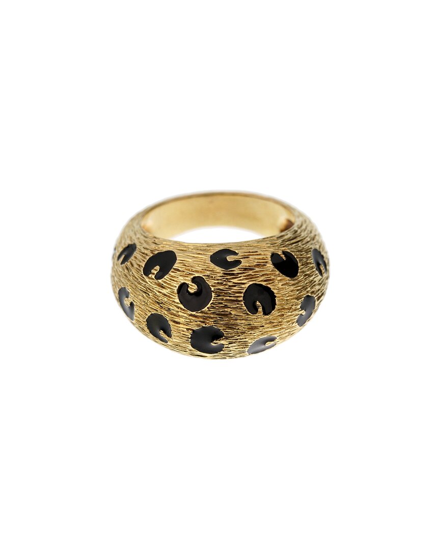 Fred Of Paris 18k Leopard Cocktail Ring (authentic Pre-loved) In Gold