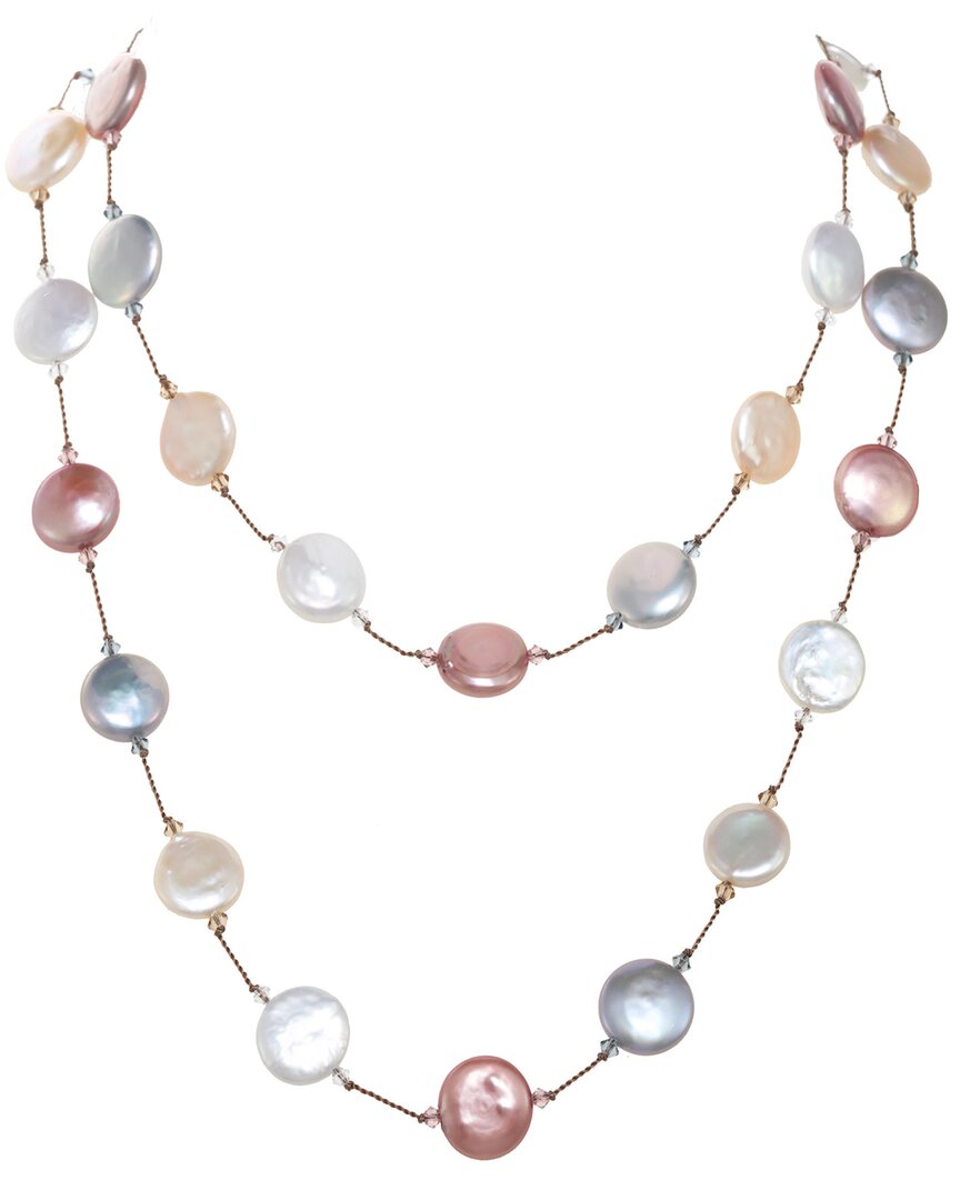 Margo Morrison Silver 14-15mm Pearl Necklace