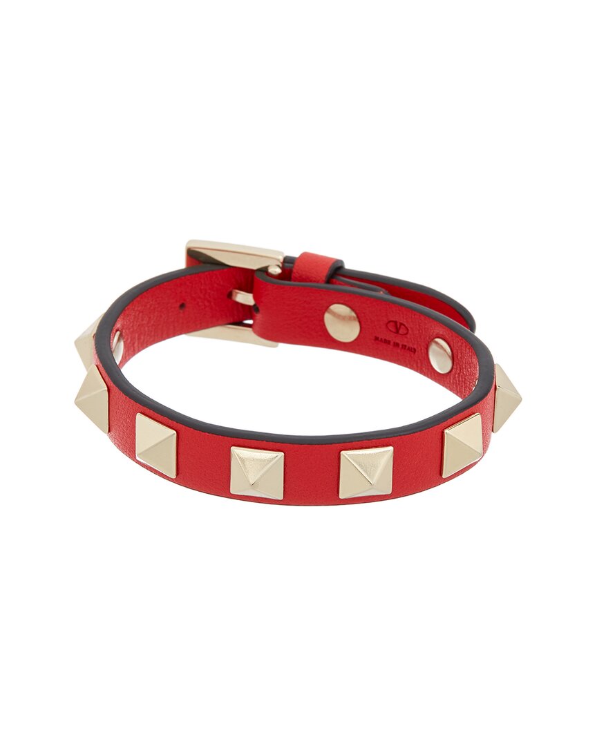 Valentino Garavani Valentino Rockstud Leather Bracelet