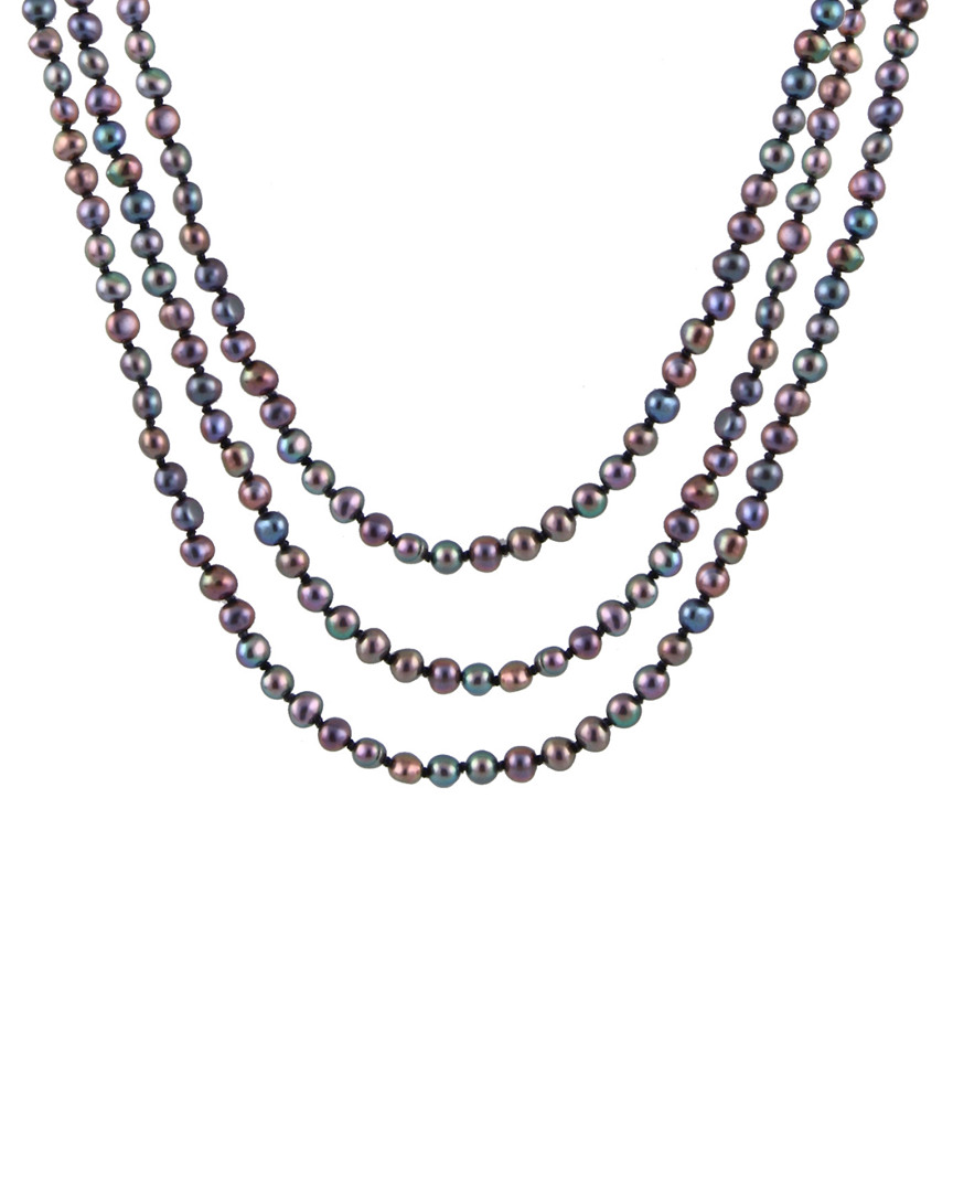 Splendid Pearls 5-6mm Freshwater Pearl Endless 80in Necklace