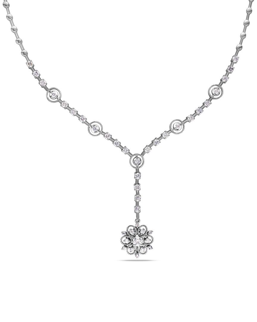 Diamond Select Cuts 14k 1.85 Ct. Tw. Diamond Necklace In Multicolor