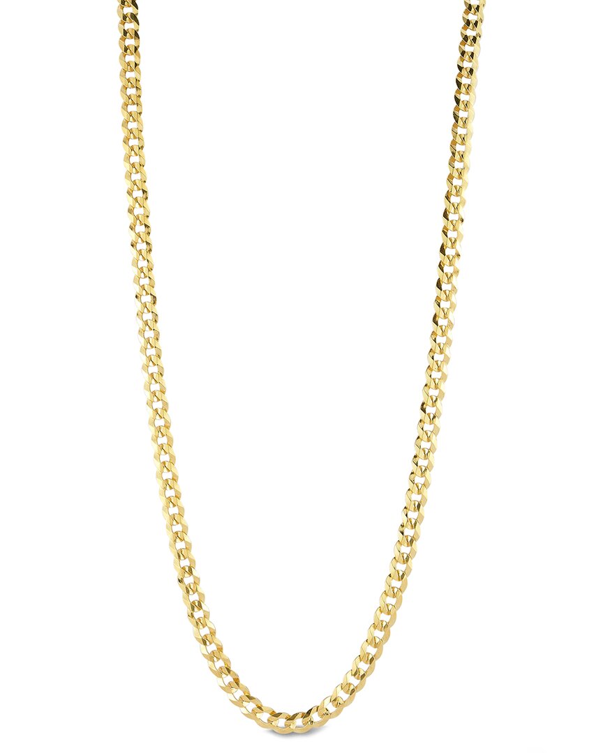 Yield Of Men 18k Over Silver 5mm Curb Chain Necklace
