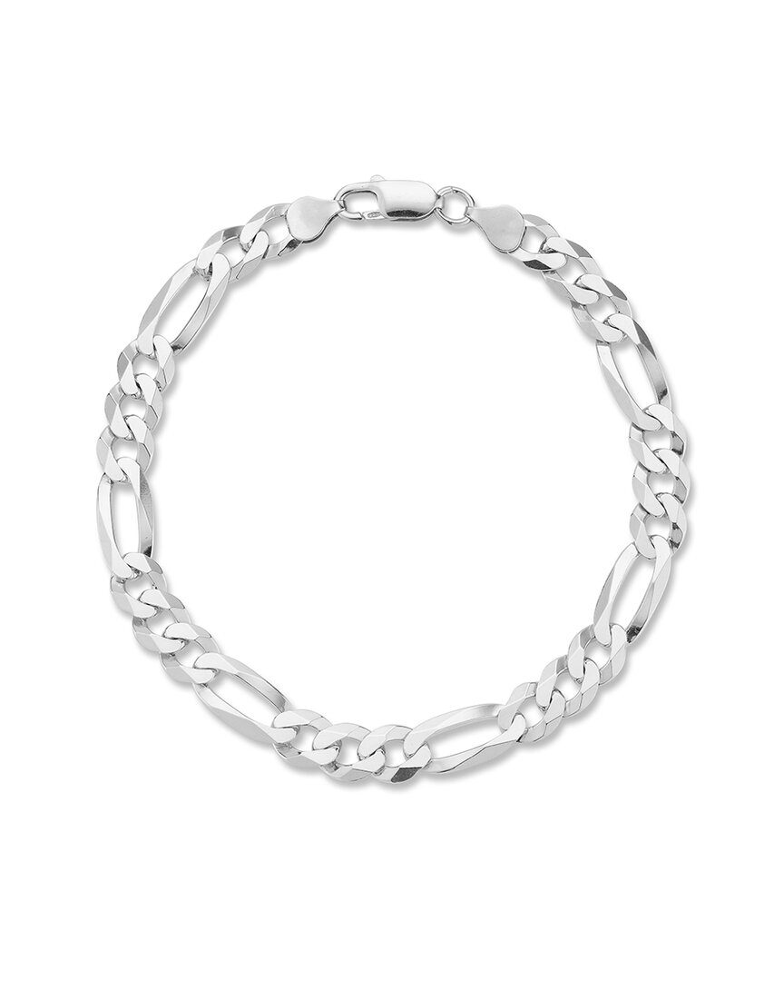 Shop Yield Of Men Silver 11mm Figaro Chain Bracelet