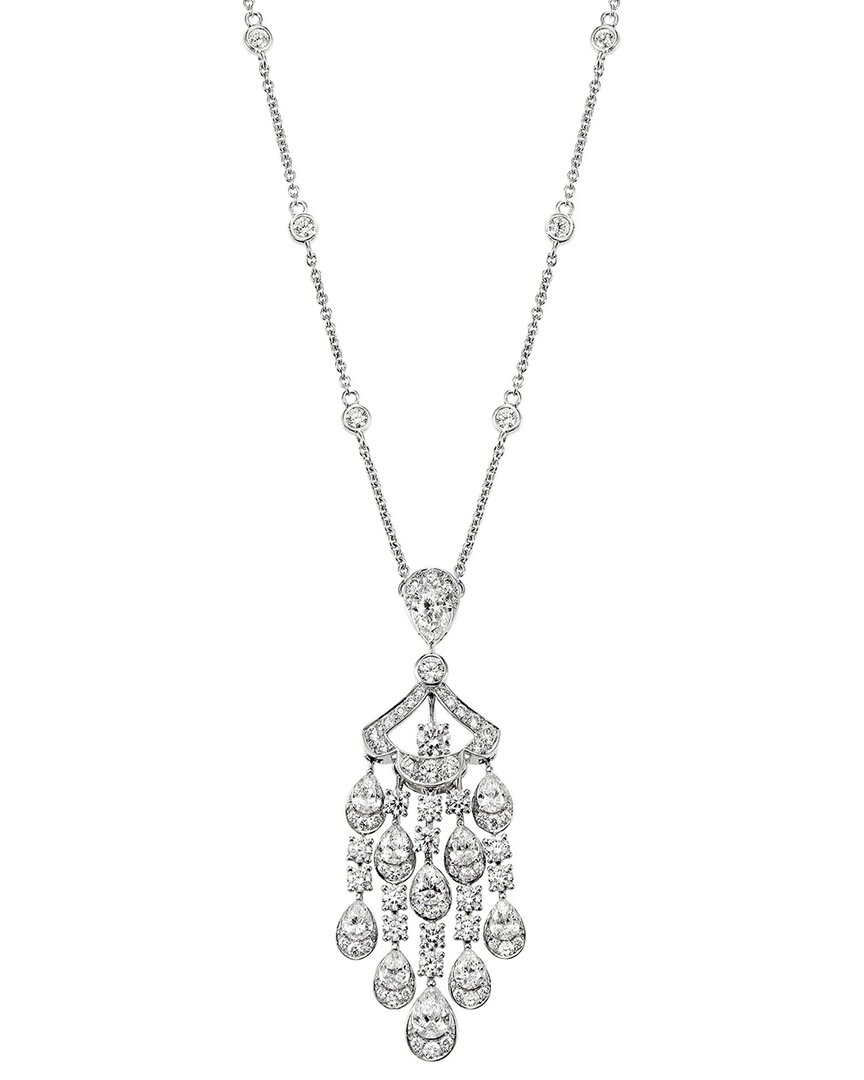 GRAFF GRAFF 18K 7.18 CT. TW. DIAMOND DROP NECKLACE (AUTHENTIC PRE-OWNED)