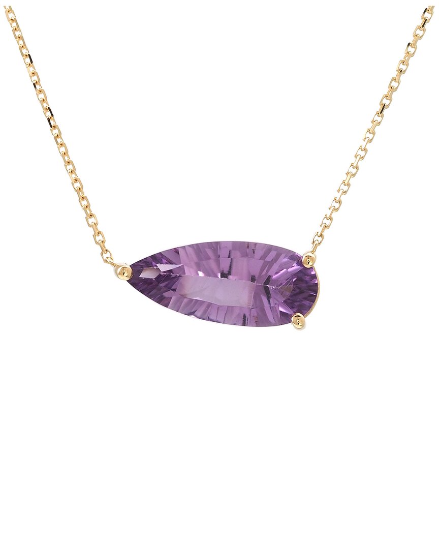 Gemstones Amethyst Necklace (yg/16+2/limited Edition)promo
