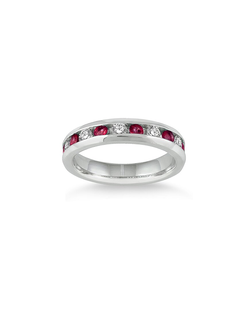Gem Spark 14k 1.18 Ct. Tw. Diamond & Ruby Ring