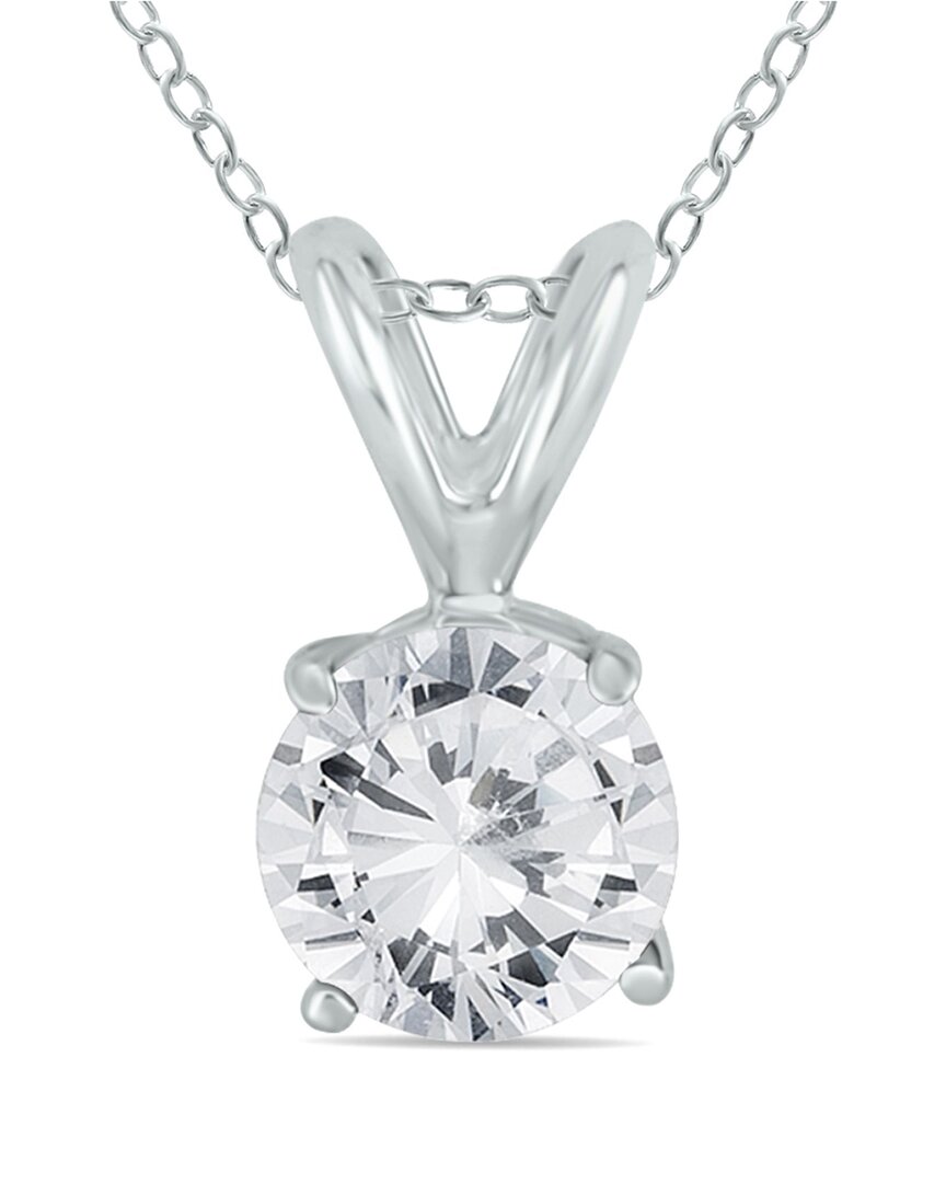 True Diamond Silver 0.64 Ct. Tw. Diamond Necklace