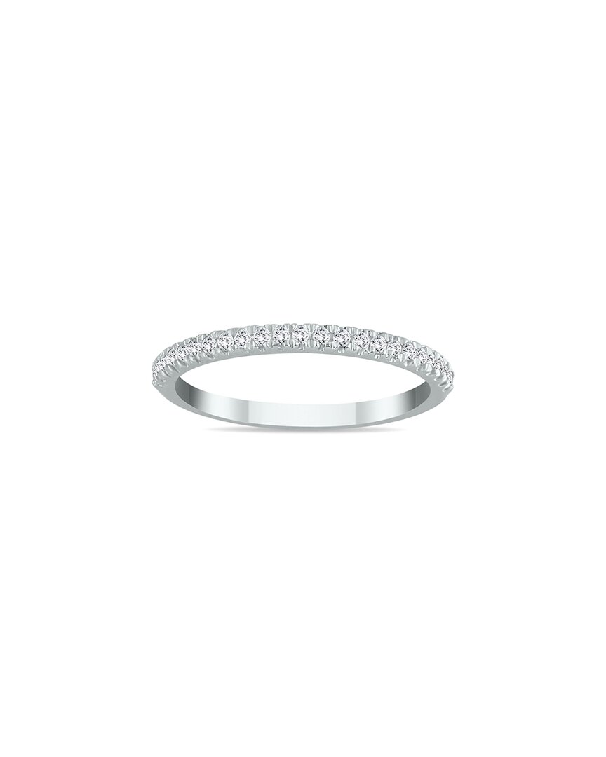 True Diamond 14k 0.14 Ct. Tw. Diamond Ring In Metallic