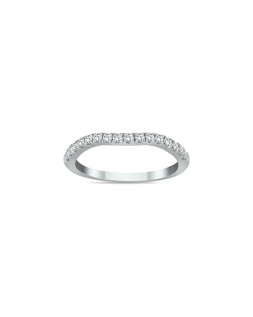 True Diamond 14k 0.20 Ct. Tw. Diamond Ring In Metallic