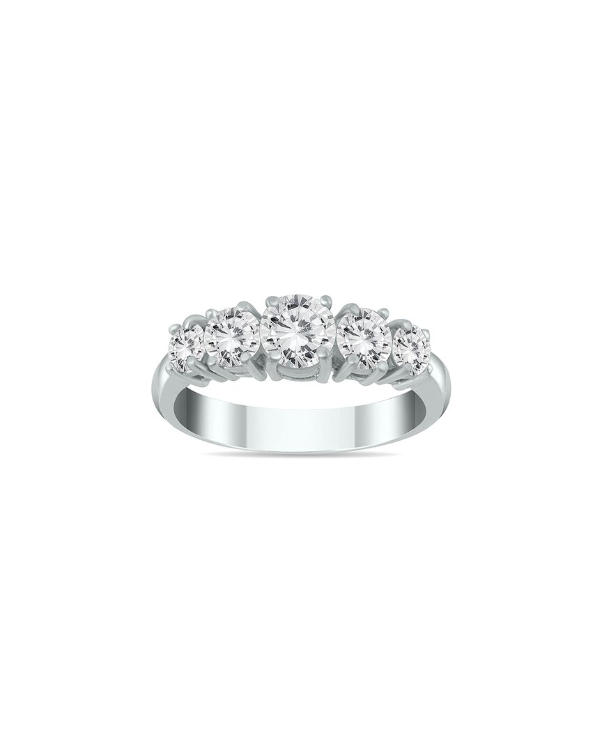 True Diamond 14k 1.25 Ct. Tw. Diamond Ring In Metallic