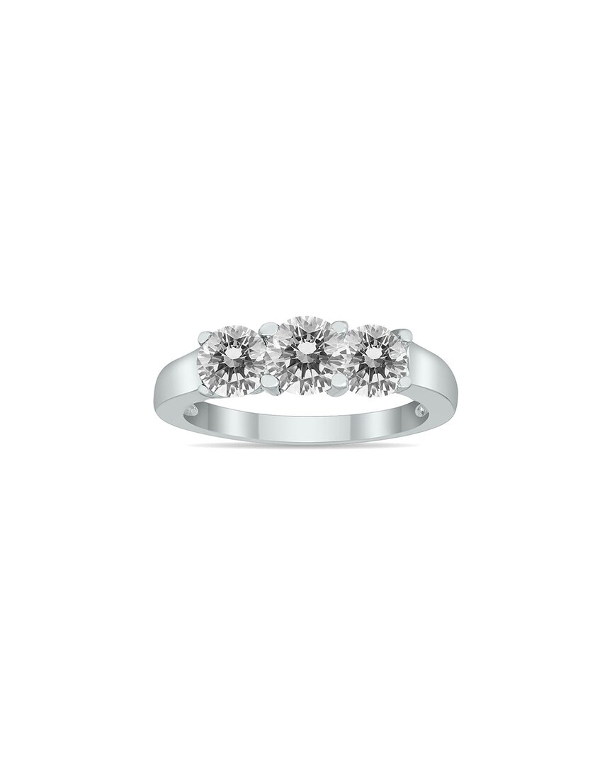 True Diamond 14k 1.96 Ct. Tw. Diamond Ring In Metallic