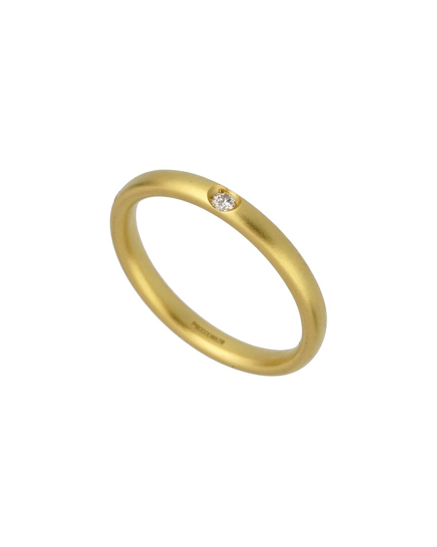 Shop Pomellato 18k 0.18 Ct. Tw. Diamond Ring (authentic )