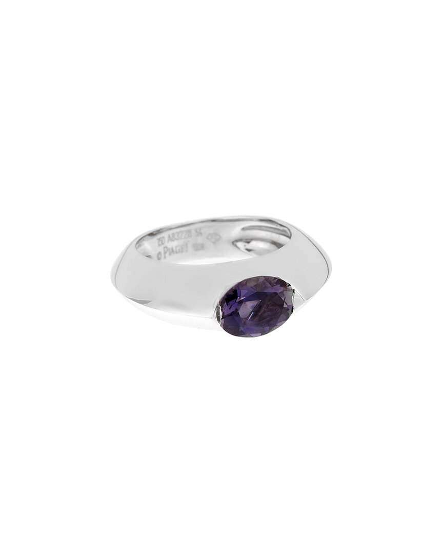 Piaget 18k 1.53 Ct. Tw. Diamond & Iolite Ring (authentic )