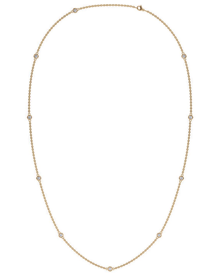Diamond Select Cuts Tf Dnu 14k Station 1.00 Ct. Tw. Diamond Necklace