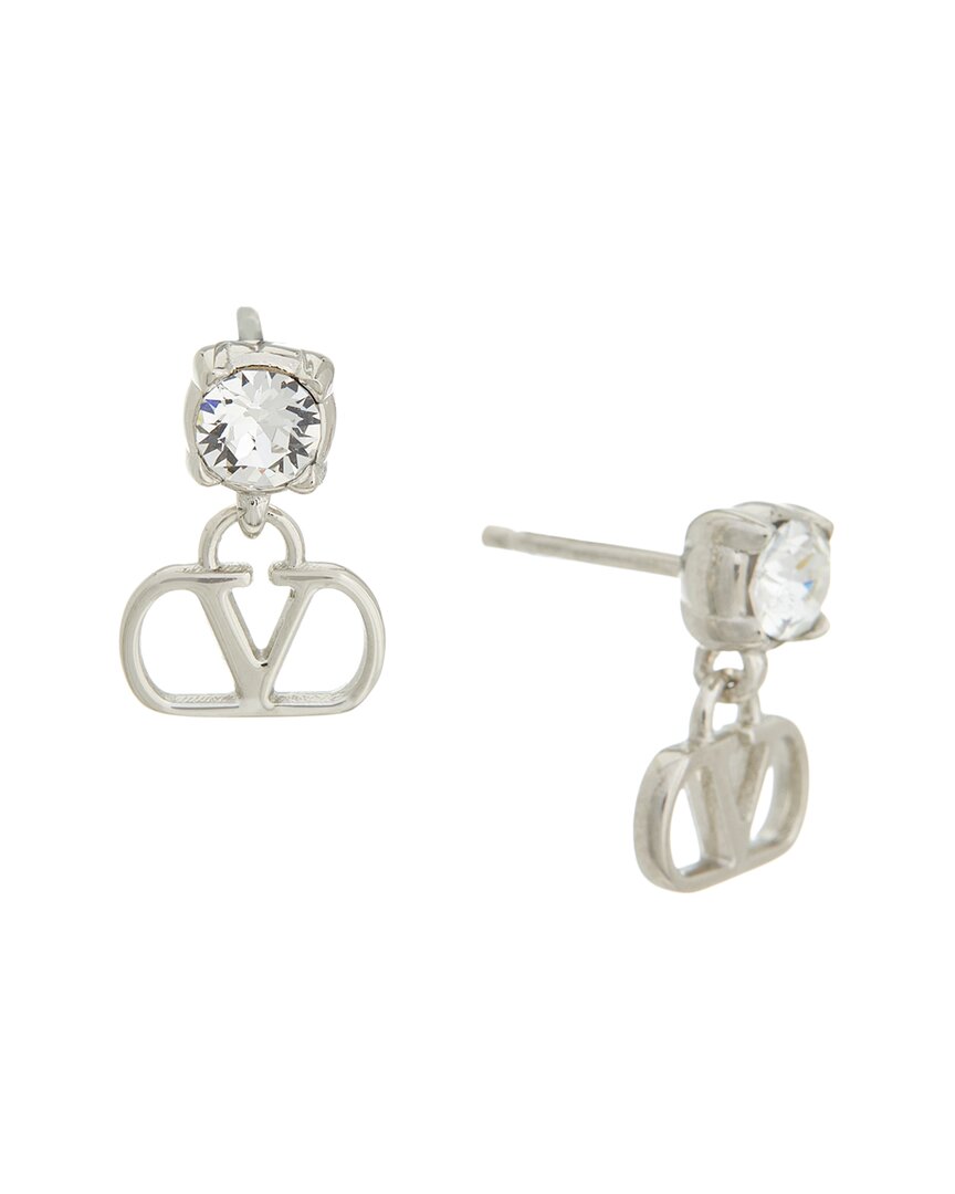 Valentino Garavani Valentino Vlogo Signature Swarovski Earrings