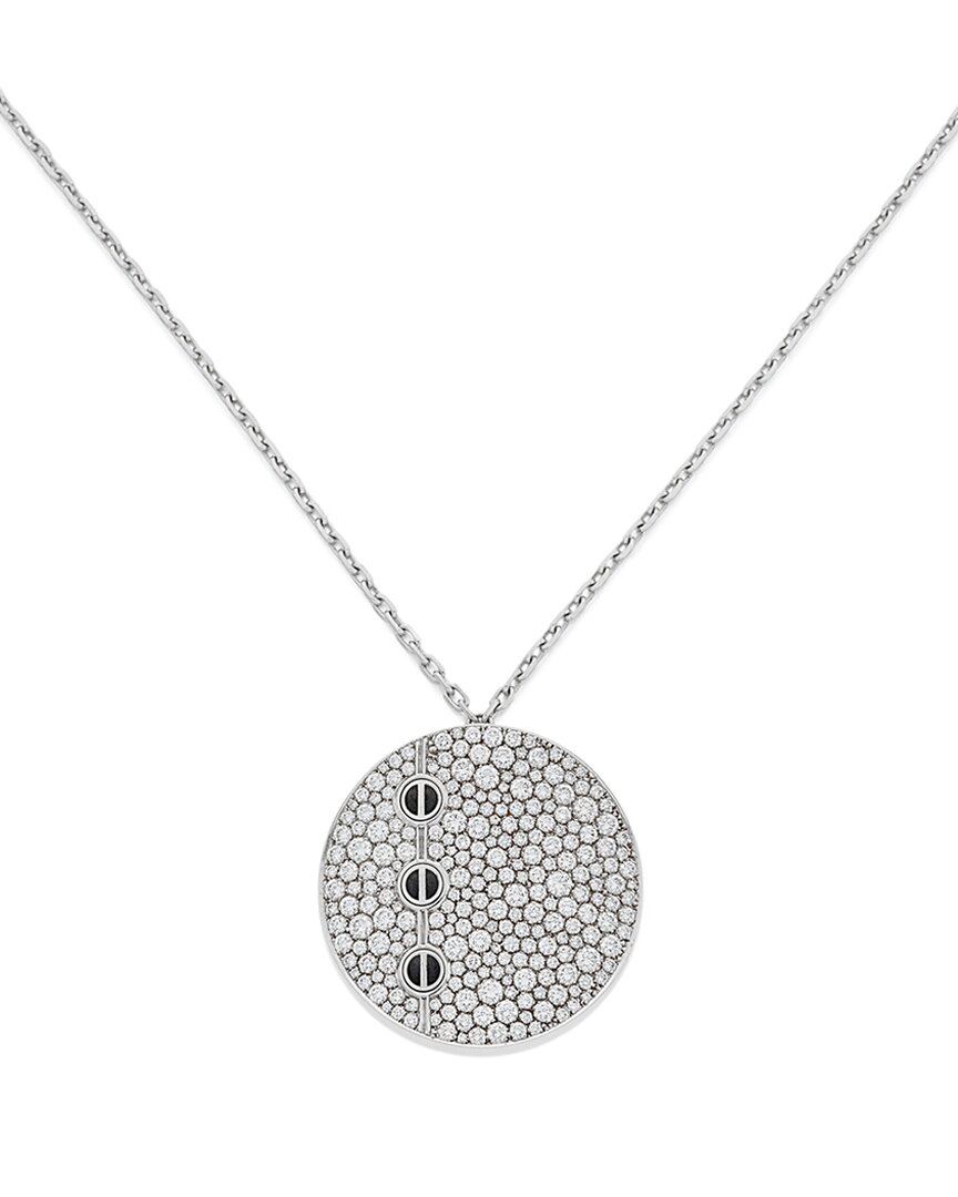 Cartier 18k 5.19 Ct. Tw. Diamond Love Pendant Necklace (authentic )