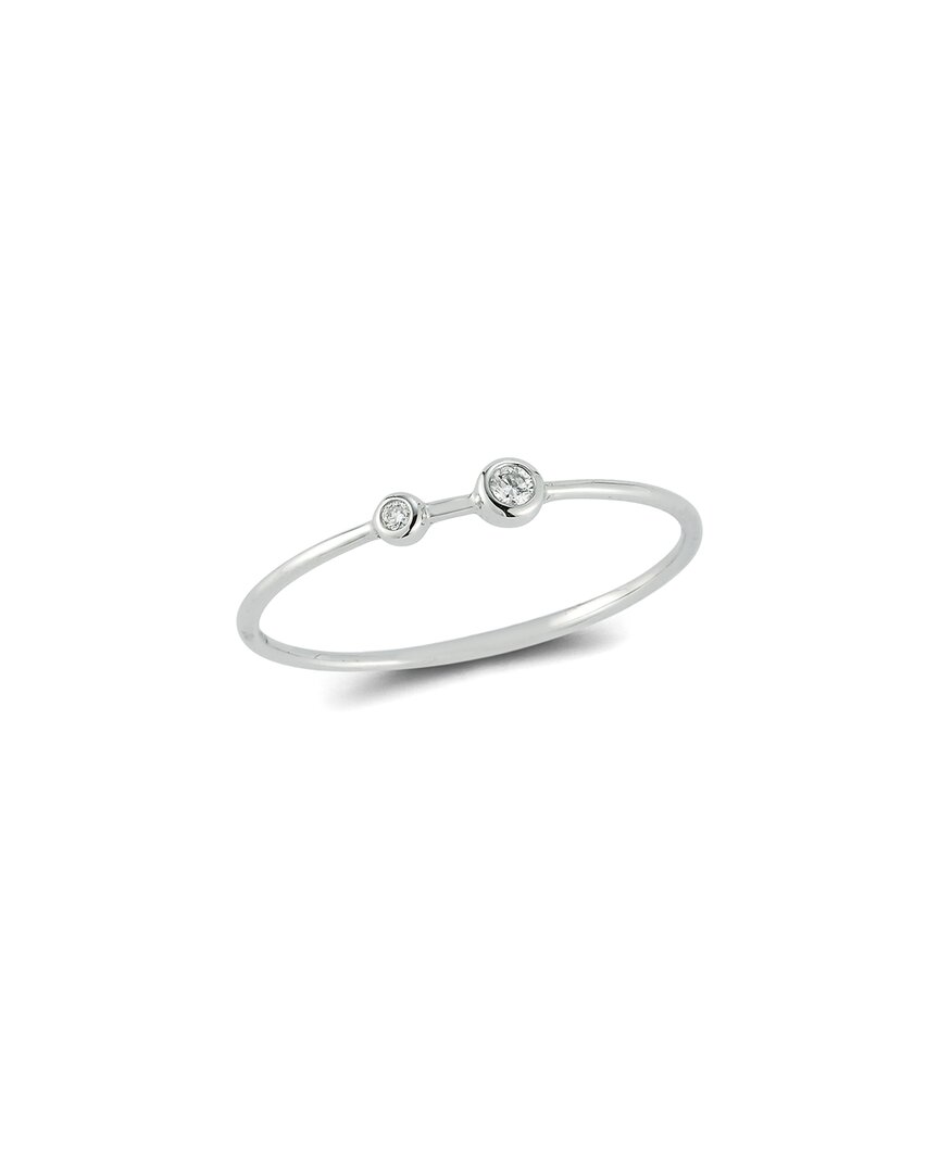 Nephora 14k 0.03 Ct. Tw. Diamond Thin Ring