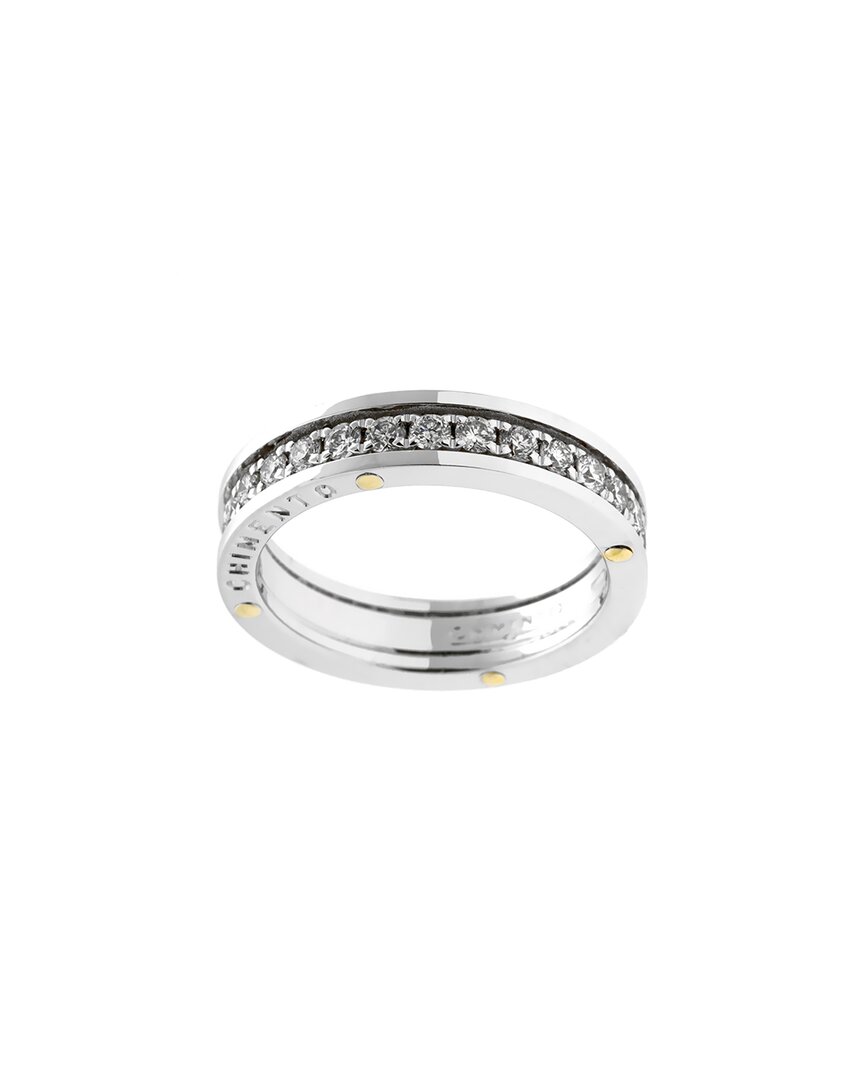 Chimento 18k Two-tone 1.02 Ct. Tw. Diamond Ring (authentic ) In Metallic